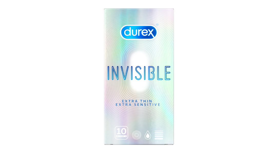 BAO CAO SU SIÊU MỎNG DUREX INVISIBLE (HỘP 12 CHIẾC)