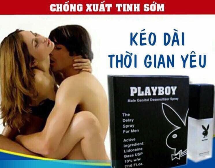XỊT KÉO DÀI THỜI GIAN QUAN HỆ, CHỐNG XUẤT TINH SỚM PLAYBOY CHAI 32gram