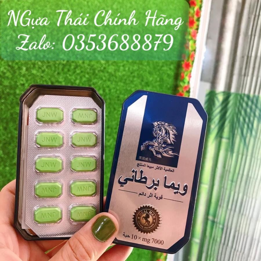 THẢO DƯỢC TĂNG CƯỜNG CƯƠNG CỨNG VÀ TĂNG SINH LÝ NAM NGỰA THÁI HỘP 10 VIÊN