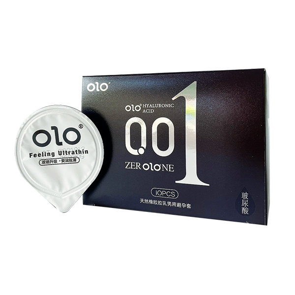 Bao Cao Su Siêu Mỏng Olo Feeling - Mỏng 0,01mm - Cảm Giác Chân Thật