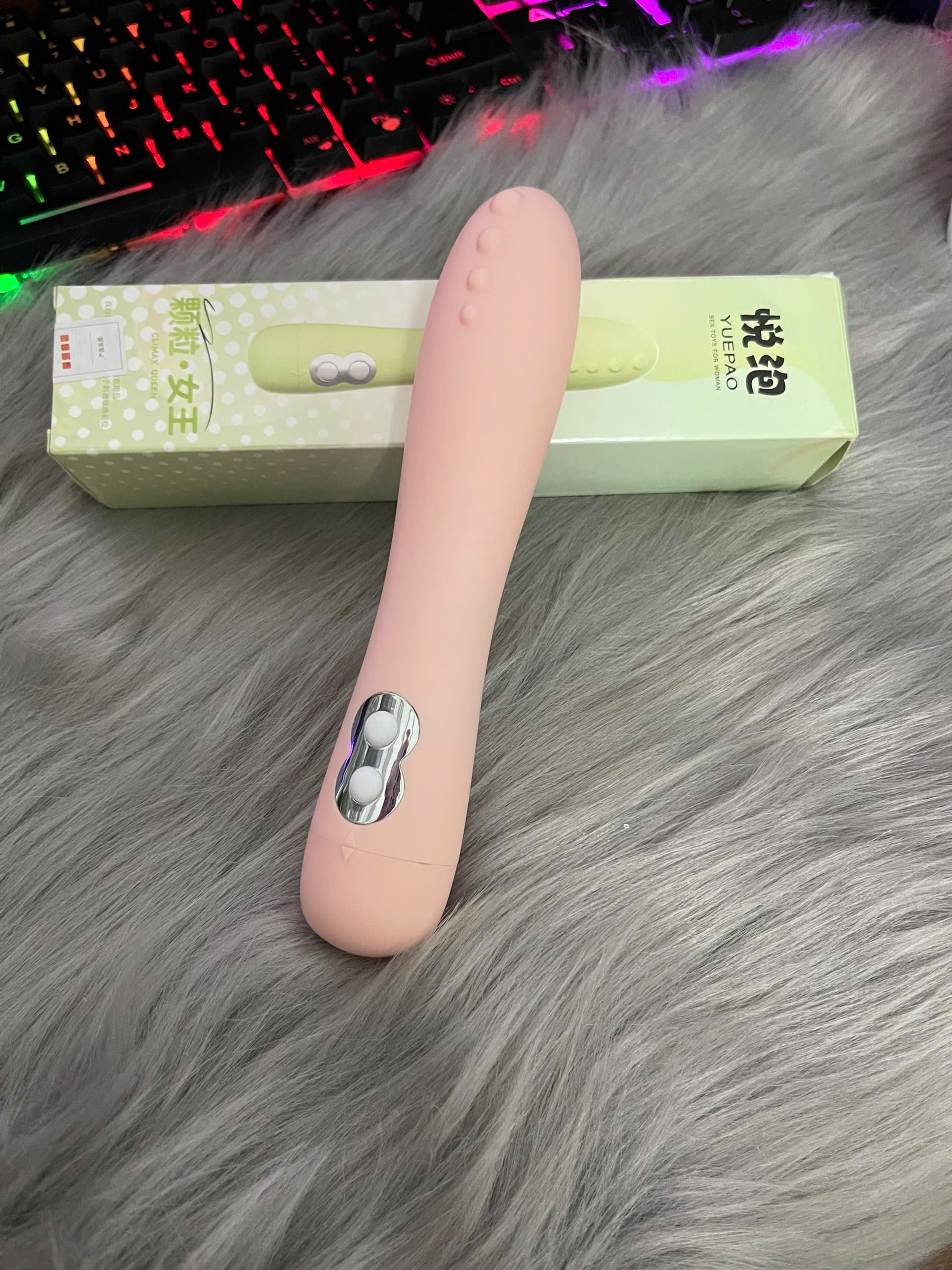 Chày rung massage điểm G hậu môn hạt nổi